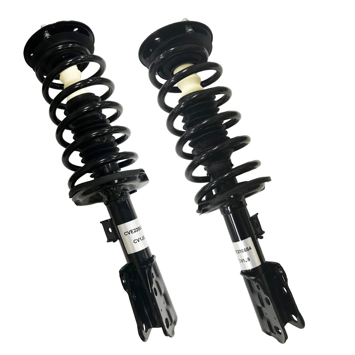 Shoxtec Front Pair Complete Struts Assembly Replacement for 2010-2017 Chevrolet Equinox 2010-2016 GMC Terrain Coil Spring Shock